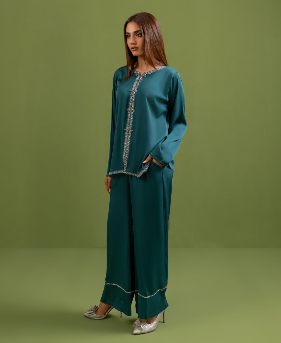 トップス Seagreen Exclusive Green Vesna Short Sleeve Top | Sea New York
