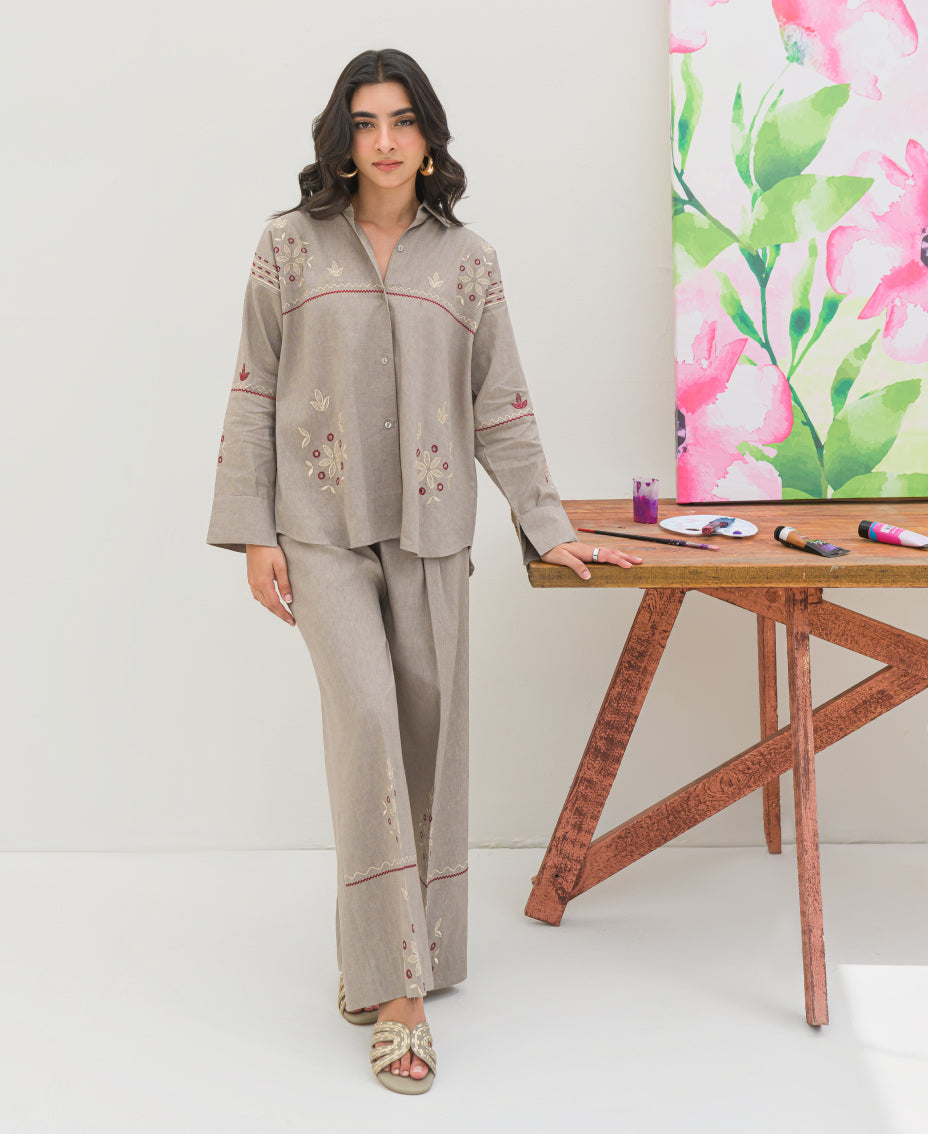 Muted Beige Sophisticated Co-ord